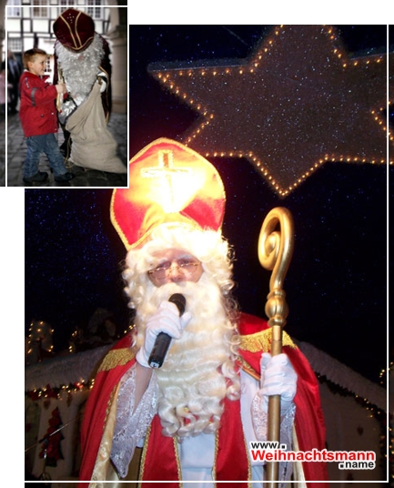 der Nikolaus &bull; den Nikolaus buchen, mieten... &bull; Nikolaus, Weihnachts-Animation, Weihnachtlich, Santa-Claus